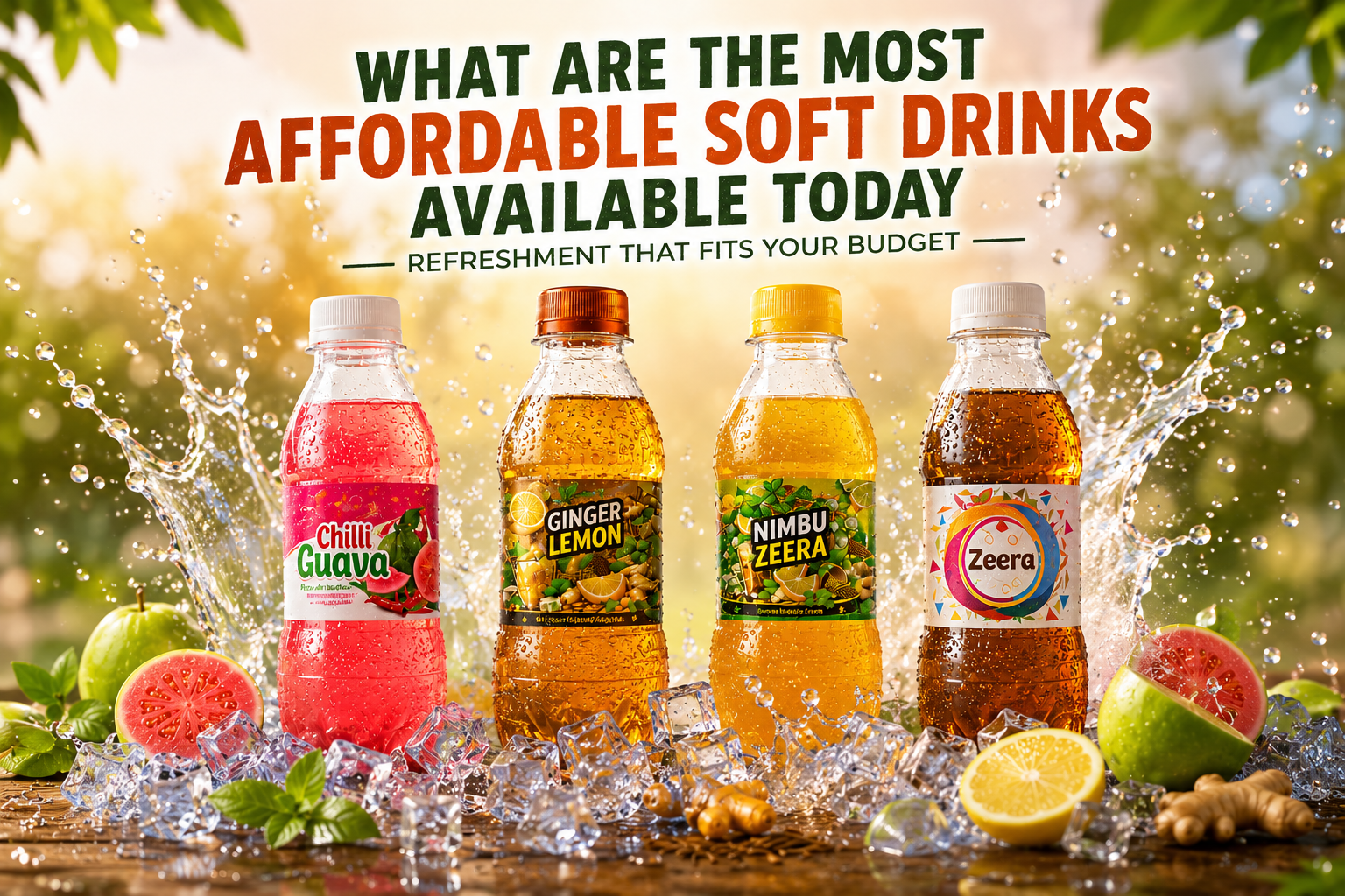 What are the best soft drinks available in India today - guide to cold drinks, fruit drinks and flavored beverages