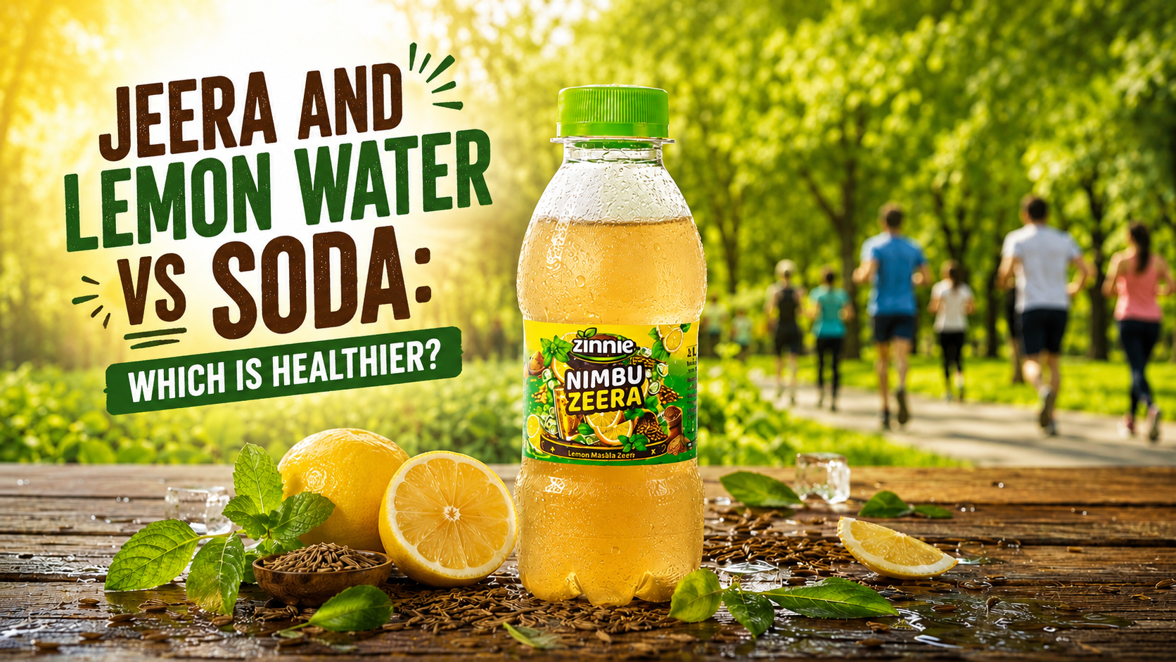 jeera and lemon water vs soda healthy summer drink comparison
